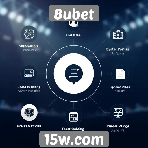 Funcionalidades principais do site 8ubet