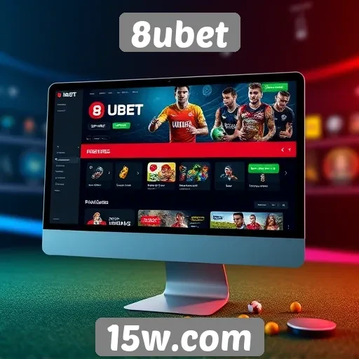 Análise da interface do usuário do site 8ubet